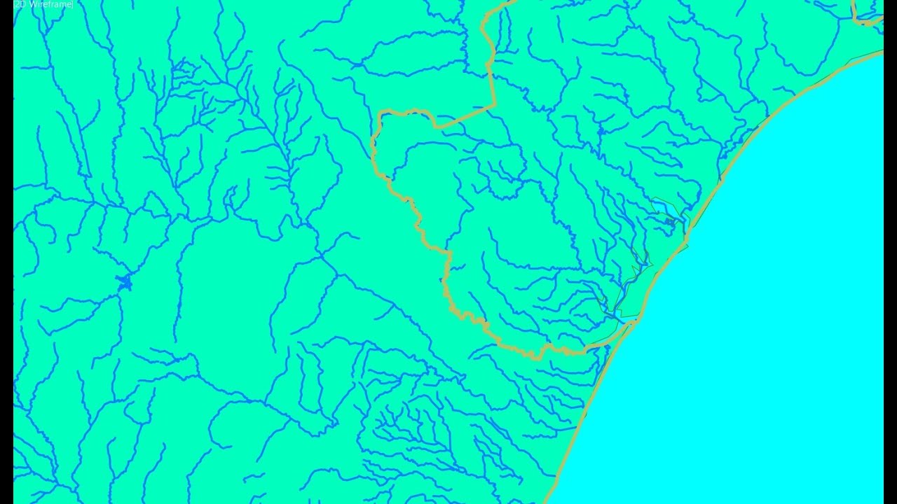 Inserção de dados geográficos brasileiros (IBGE, hidrografia, logradouros) em CAD