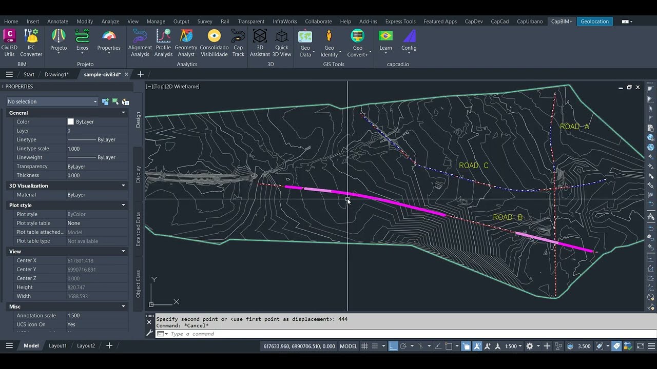 Integração CapCad com Civil 3D, AutoCAD, BricsCAD, GstarCAD e ZWCAD