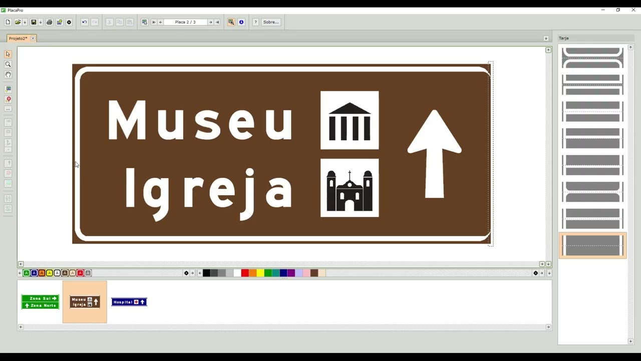 Integração CapCad com PlacaPro — layout de placas para sinalização viária