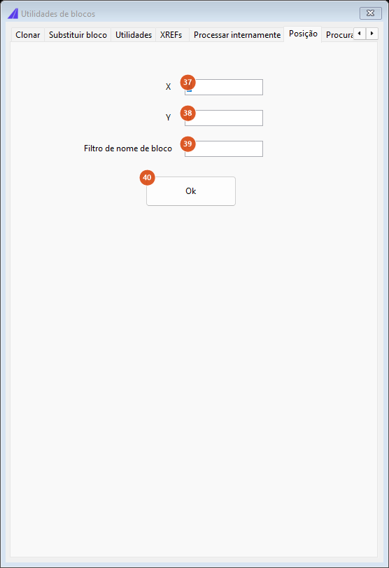 Blocks Utilities, Position tab