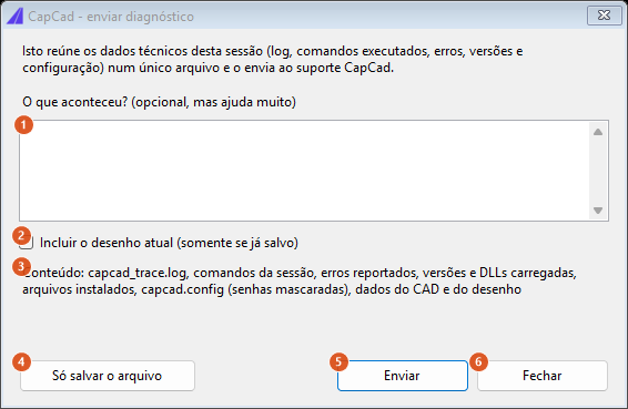 Send diagnostics