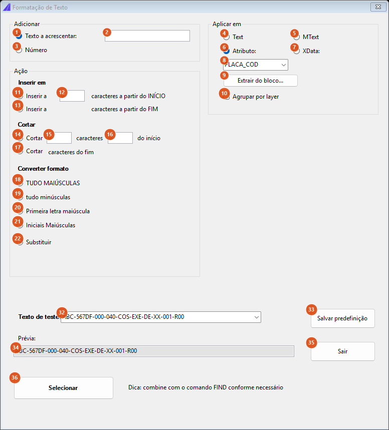 Text Formating, text mode