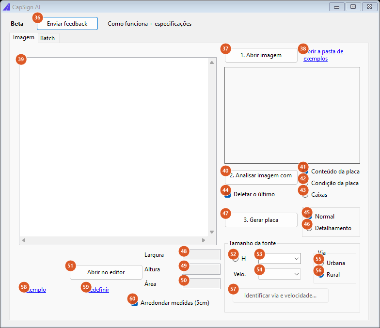 CapSign AI, Image tab