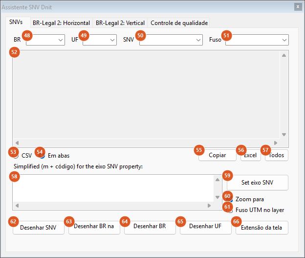 SNV assistant, SNVs tab
