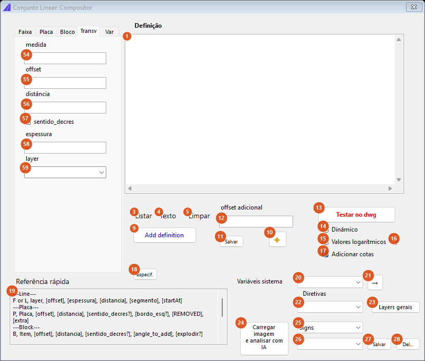 Compositor, Transv tab