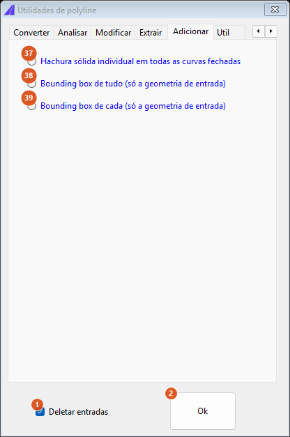 Curve Utilities, Add tab