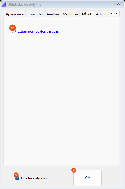 Curve Utilities, Extract tab